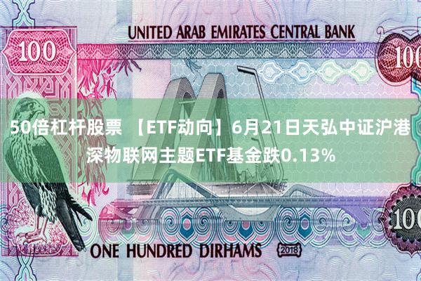 50倍杠杆股票 【ETF动向】6月21日天弘中证沪港深物联网主题ETF基金跌0.13%