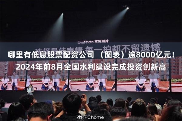 哪里有低息股票配资公司 （图表）逾8000亿元！2024年前8月全国水利建设完成投资创新高